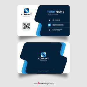 Elegant Business Card – Template Kartu Nama Elegan 2 Sisi
